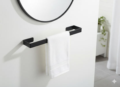 Weissenstein Handtuchstange Vertikal WOMO Schwarz Badezimmer Halter ✅