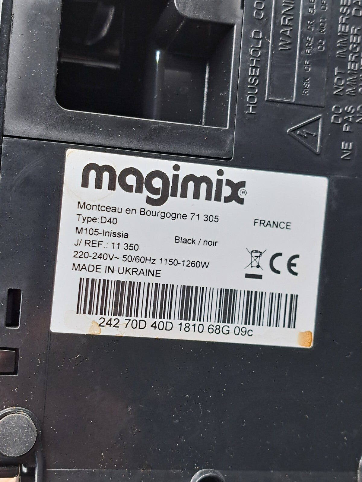 Nespresso Magimix, Kapselmaschine, Kaffeemaschine, Typ: D40