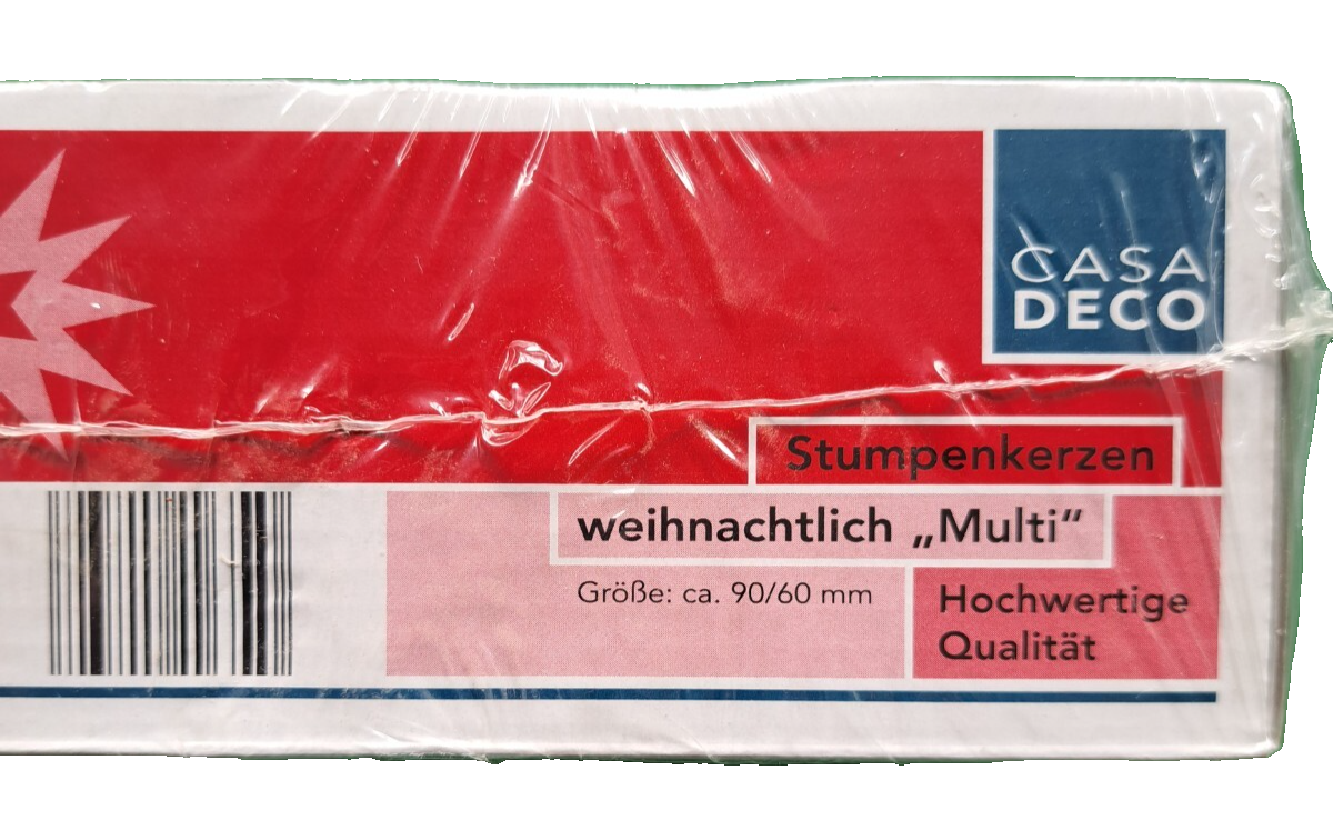 Casa Deko 2er Set Stumpenkerzen Rot – Dekoration, Weihnachten, Ambiente