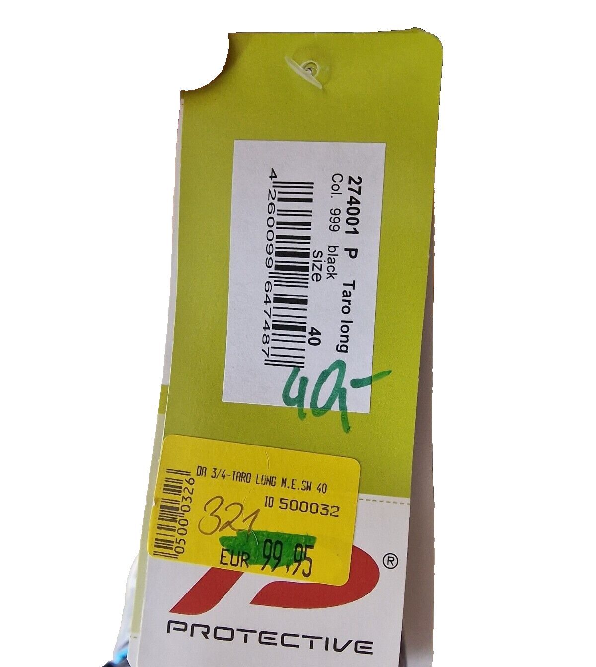 Protective 3/4- Trägerhose, Fahrrad, Größe 40 Schwarz