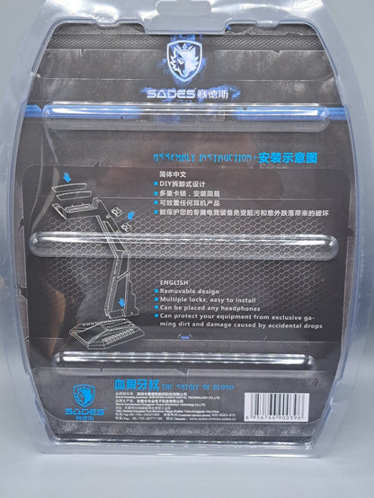 Sades Staff of Blood Red Gaming Headset Earphone Stand Holder