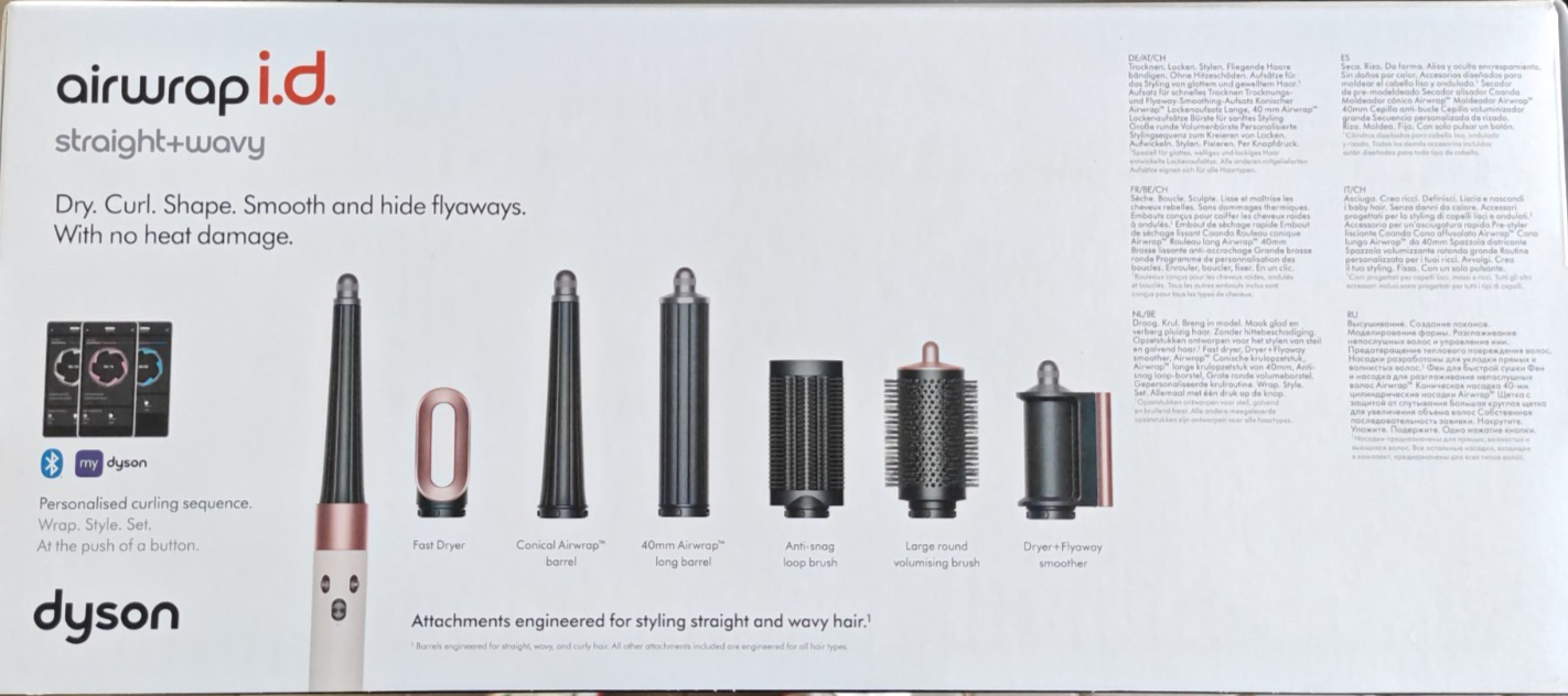 Dyson Airwrap i.d. Multi-Haarstyler Straight+Wavy Ceramic Pink Roségold C01