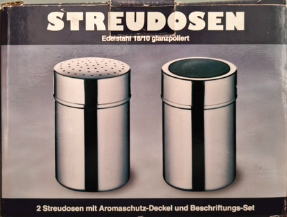 Connex Streudosen 2er Set 250 ml Gewürzstreuer Streudose Vorratsdose Küche B5