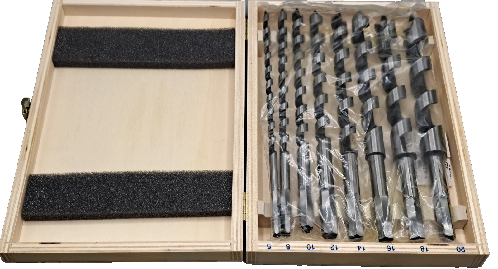 8tlg Kohlenstoffstahl Sechskantschaft Bohrer Brad Point Holzbohrer Set