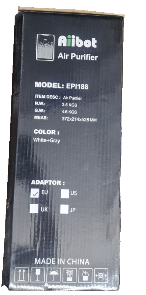 Aiibot EPI188 Einzelfilter-Luftreiniger 45W  weiß bis 55m² B-Ware – NEU