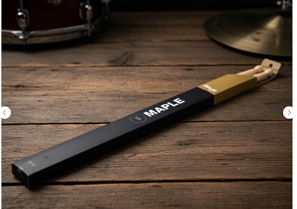 Stagg 5B Drum Sticks Maple Ahorn SM5B – Schlagzeug Sticks Paar