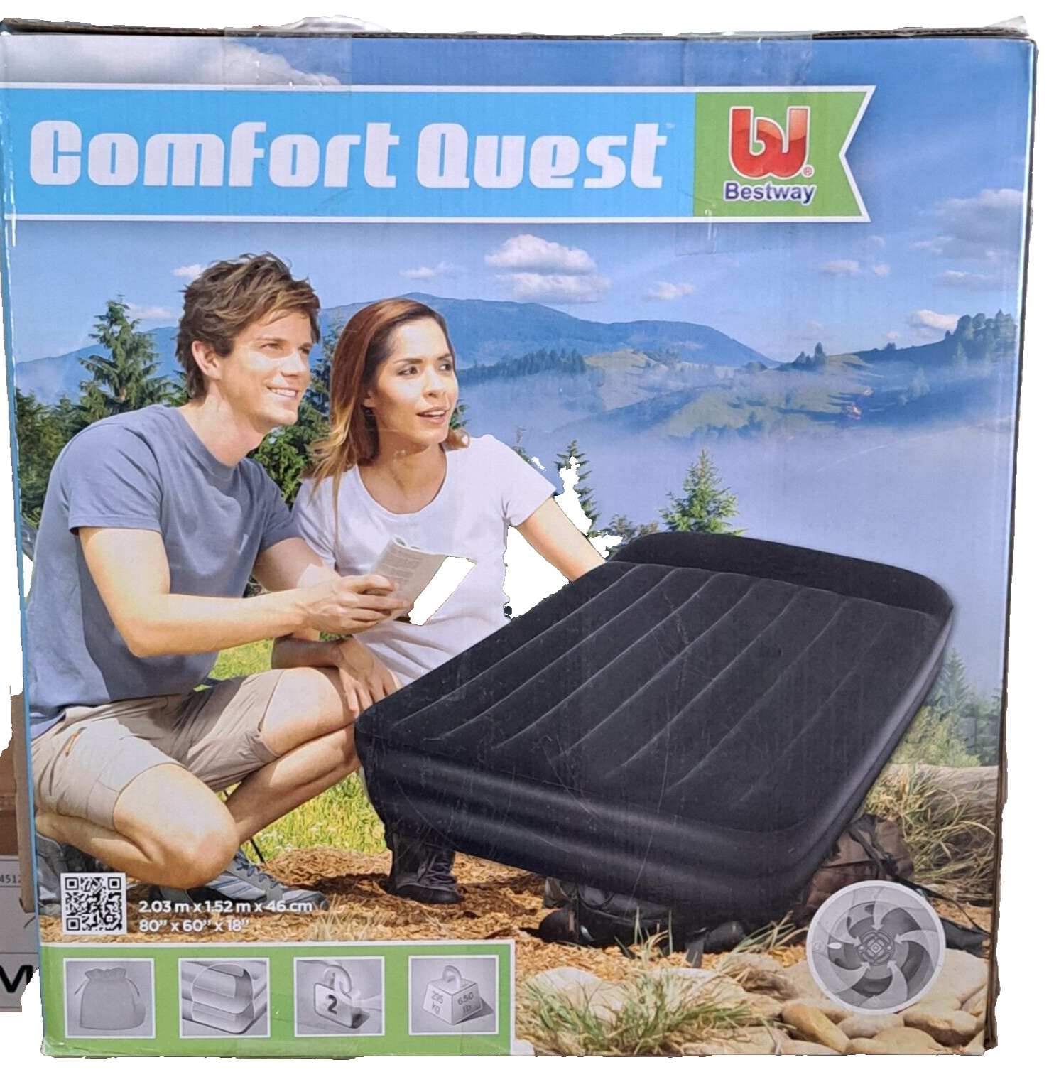 Bestway Comfort Quest Premium Queen Size, Matratze, Camping, Mobilität