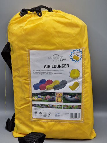 Air Lounger, Sitzsack 180 cm x 90 cm Gelb