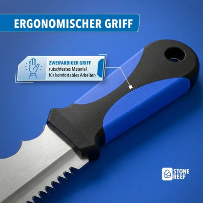 STONEREEF Dämmstoffmesser extra scharf Isoliermesser Dämmwolle Mineralwolle A3