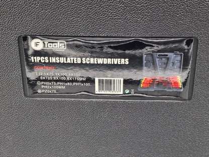 Schraubendreher Set 11tlg isoliert Schraubenzieher, inkl. Koffer