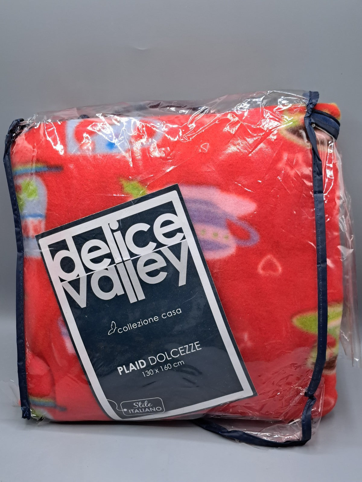 Delice Valley Weihnachtstischdecke Rot mit Tassen 130x160