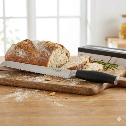 Casa Linga Brotmesser Rostfreier Spezialstahl Küchenmesser Serrated