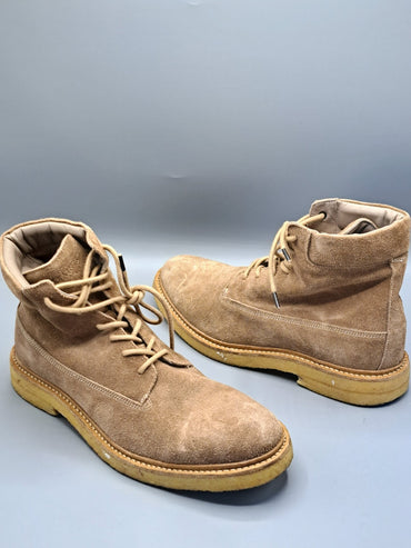 Allsaints Marco - Lace Up Boot - Suede - Taupe, Größe 41, Herren
