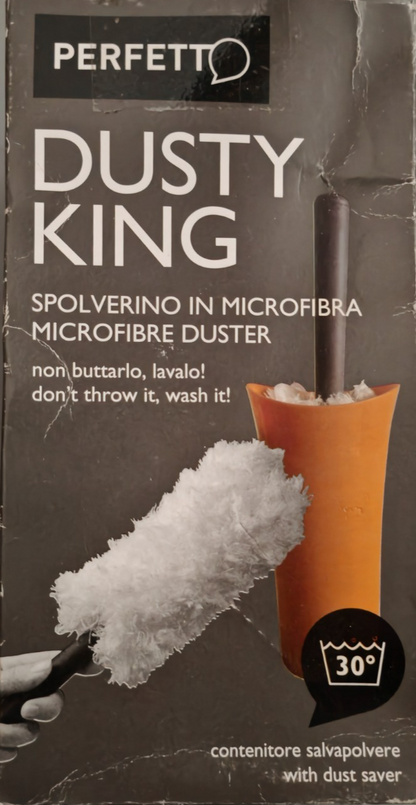 Piumino Perfetto Dusty King Staubwedel mit Behälter Staubwischer Reinigung B5