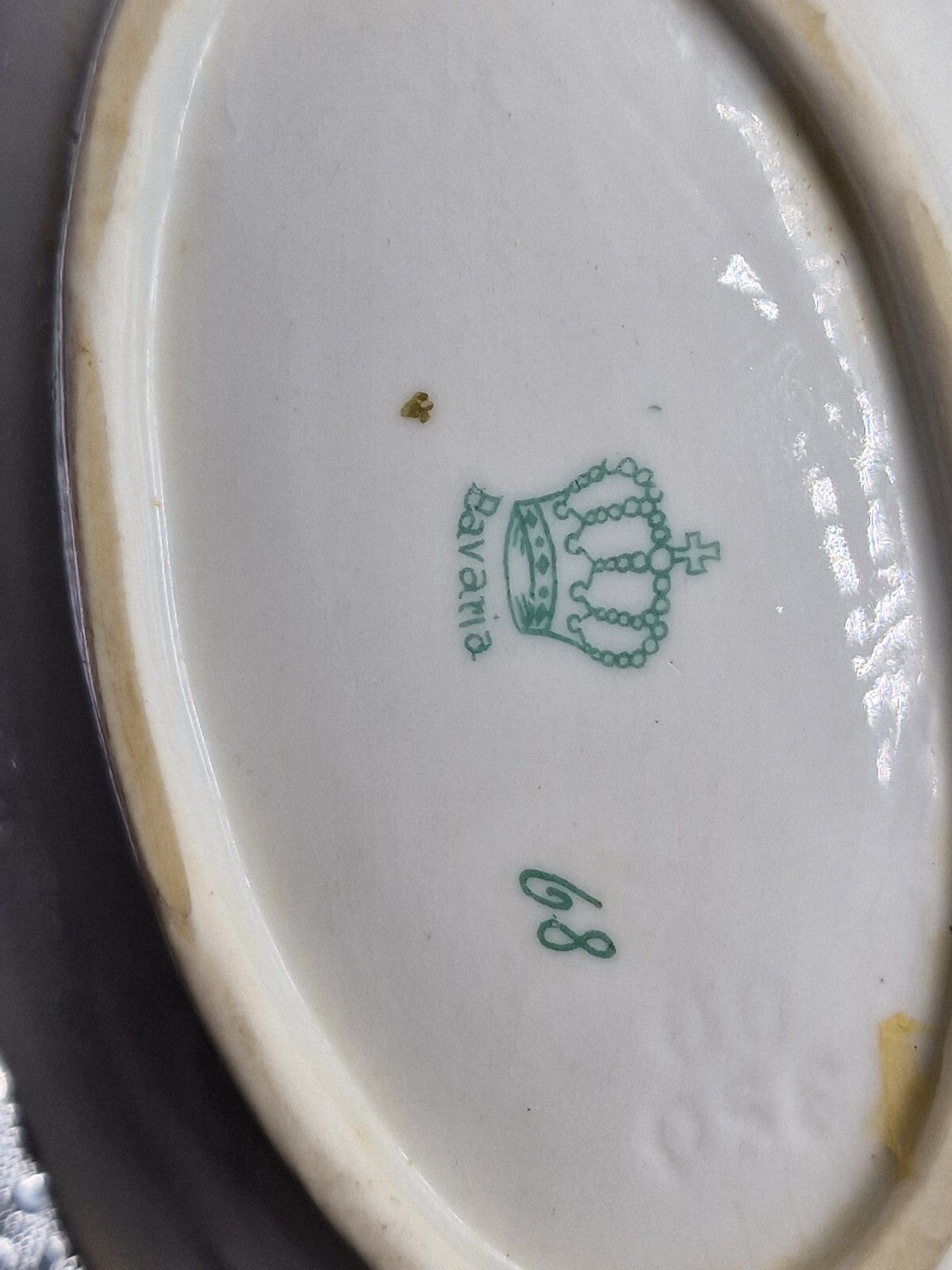 Bavaria Porzellan 3 Keksteller Goldrand Dessertteller Gebäckplatte