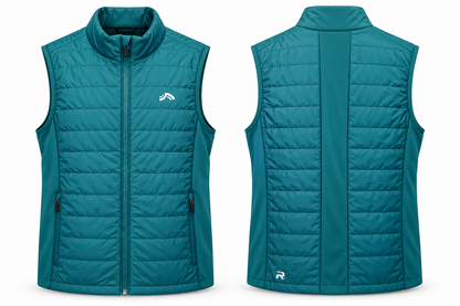 CRIVIT Damen Funktionsweste Gr. 44/46 S Petrol Steppweste Outdoor Sport