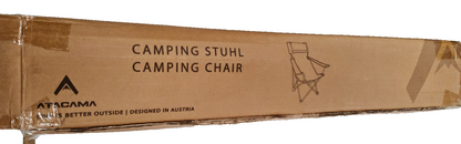 Atacama Campingstuhl faltbar – Angeln Outdoor Klappstuhl 150 kg