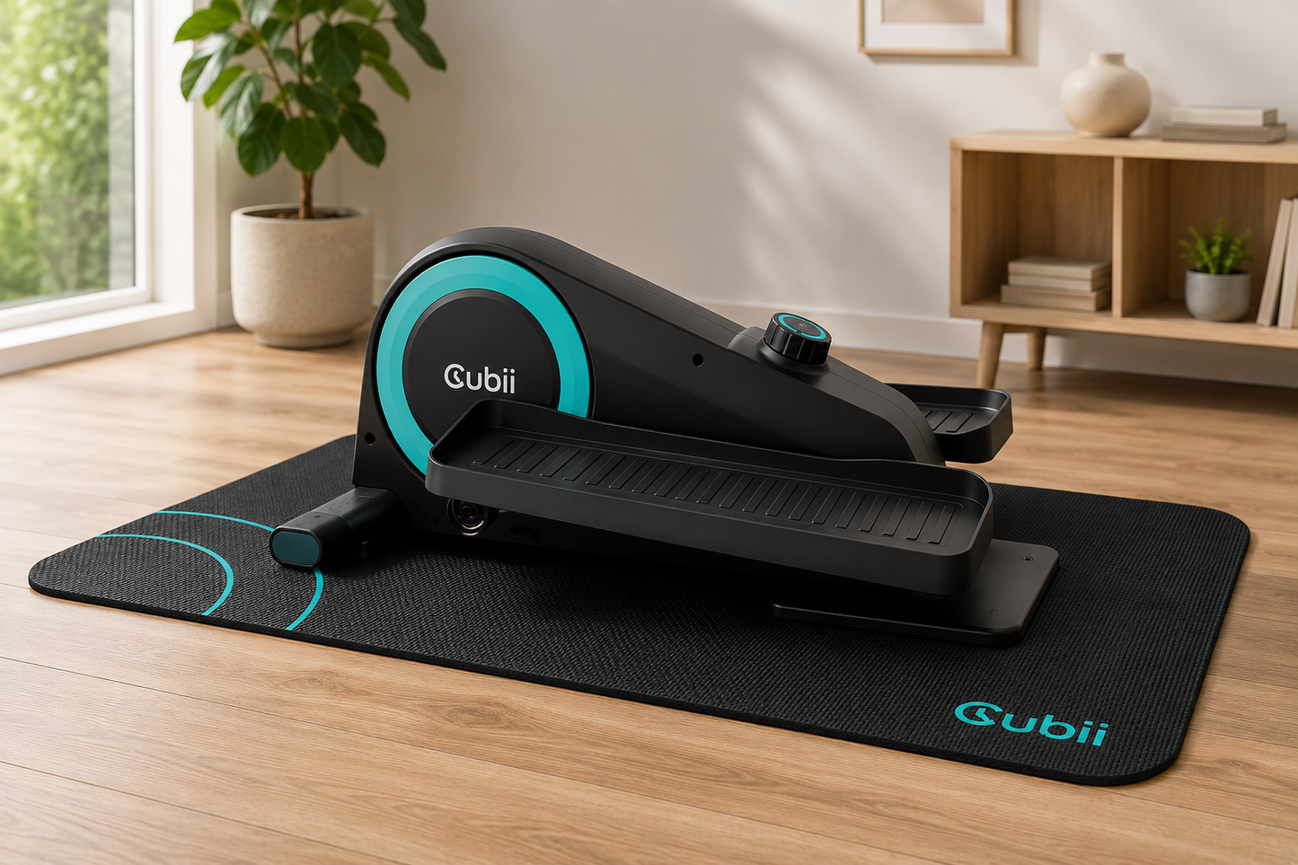CUBII JR. Grippii Anti-Rutschmatte Ellipsentrainer Bodenschutz Fitness Matte H1