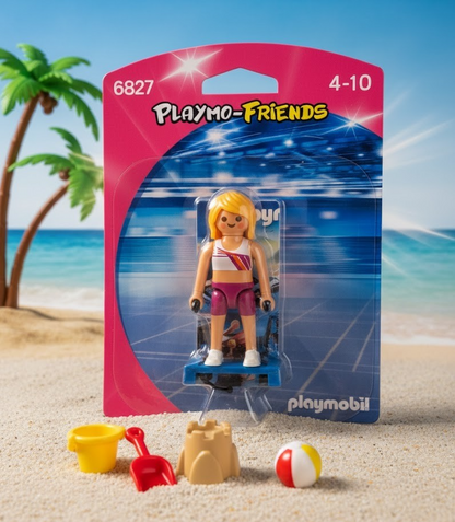 Playmo-Friends 6824 Figur Gym Fitness Pink Playmobil Sammelfigur