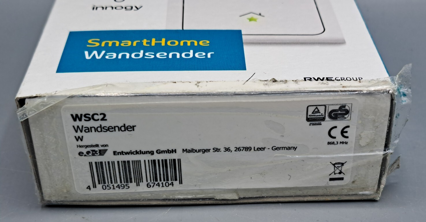 Innogy SmartHome Wandsender WSC2 Smart Home Funk Schalter Steuerung