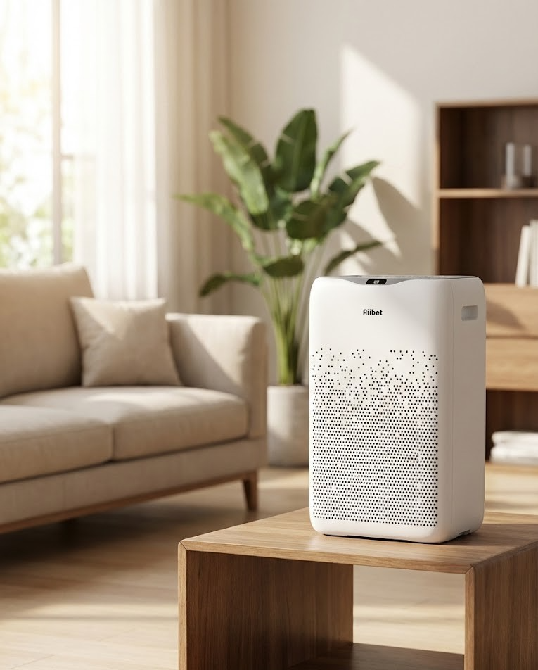 Aiibot EPI188 Luftreiniger Einzelfilter 45W Weiß bis 55m² Raumfilter