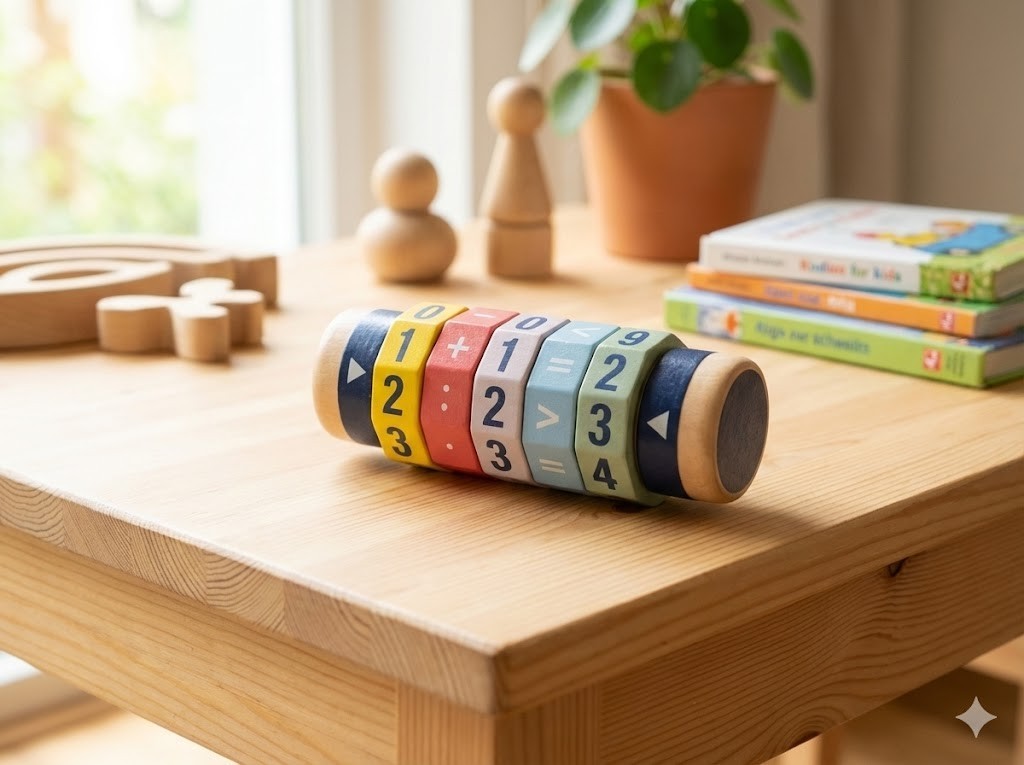 Small Foot Rechenrolle „Kleines 1×1“ | Lernspielzeug Mathematik Kinder