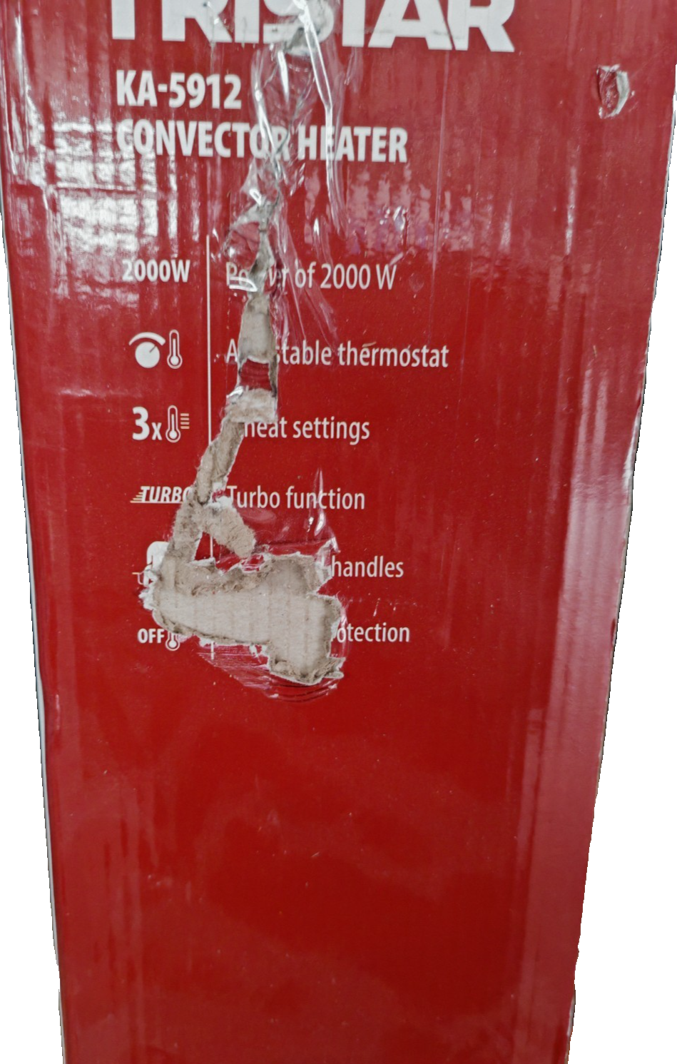Tristar KA-5912 Konvektor Heizung 2000W Turbo Thermostat 3 Heizstufen Weiß HA28