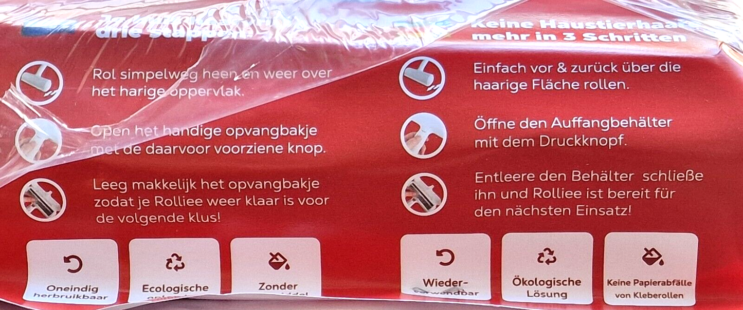 Rollie Tierhaarentferner Haustier Haarentferner Fusselrolle Reinigung