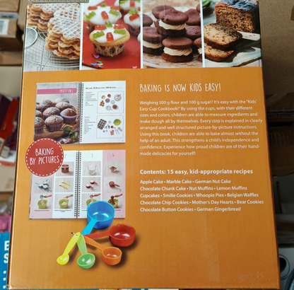 Kids Easy Cup Cookbook Part 1 Backen mit Kindern inkl. 5 bunte Messbecher