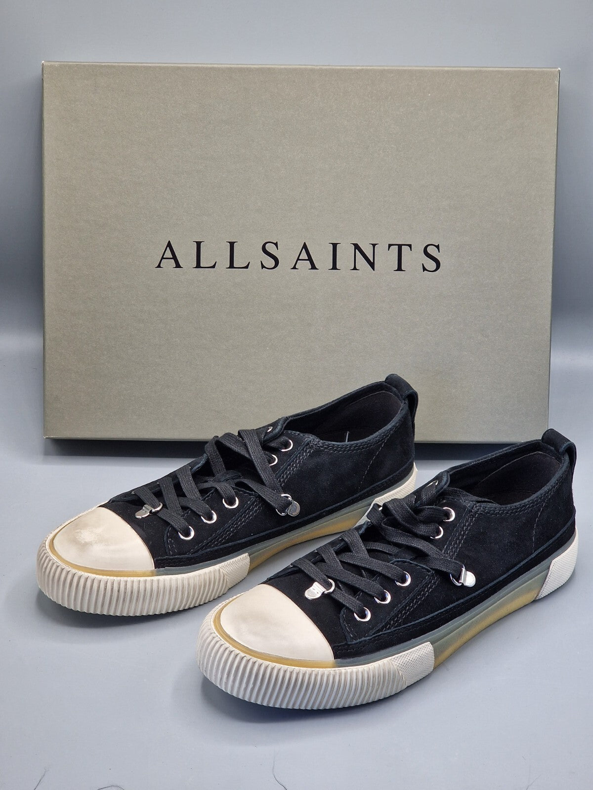 Allsaints, Jazmin - Low Top Lace Up, Sue, Größe 40, Schwarz