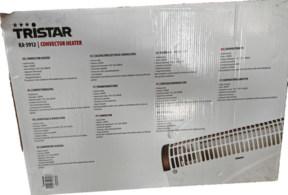 Tristar KA-5912 Konvektor Heizung 2000W Turbo Thermostat 3 Heizstufen Weiß HA28