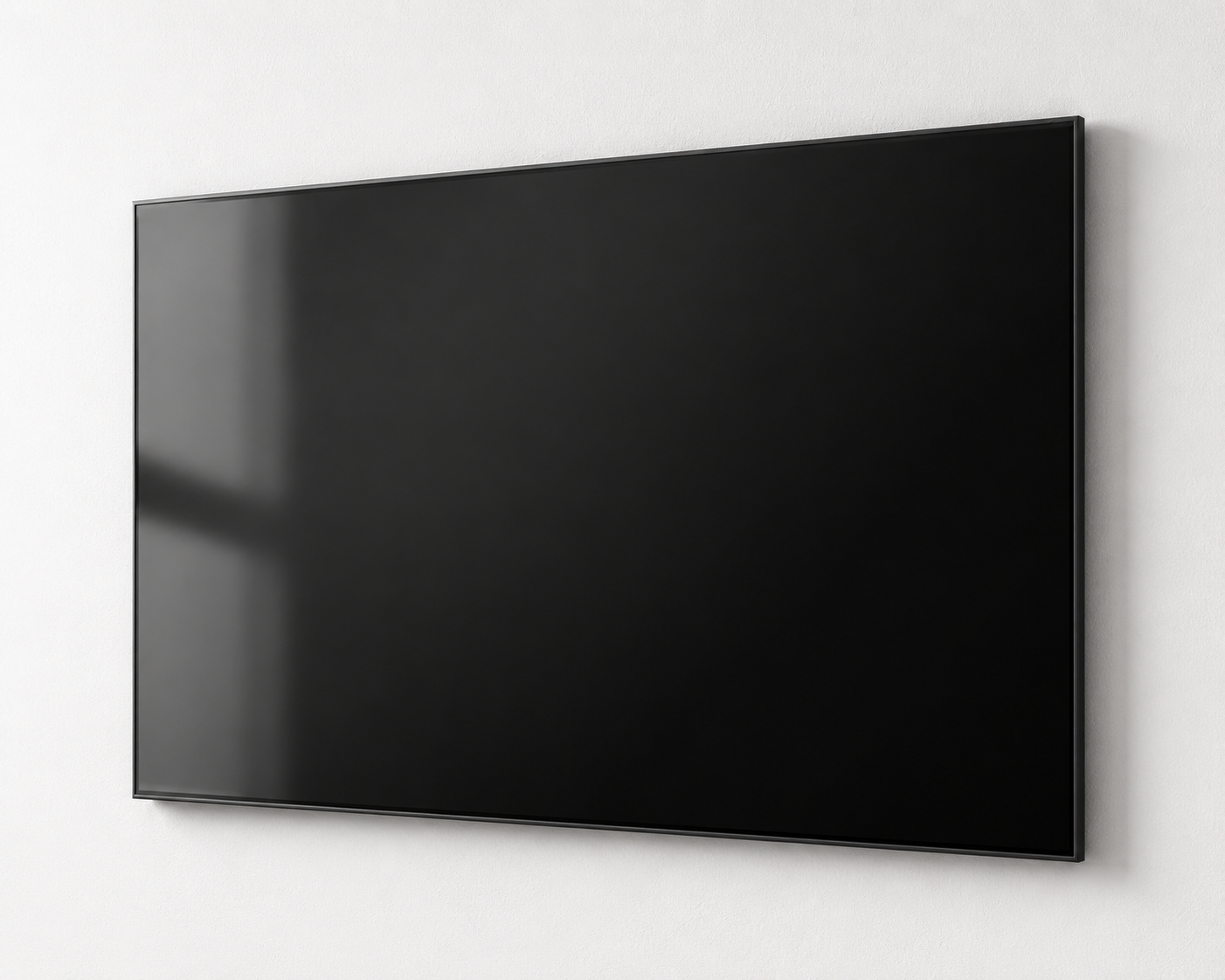 Navaris Magnetisches Memoboard Glas Schwarz 60x40cm Magnettafel Wandboard HO-A11