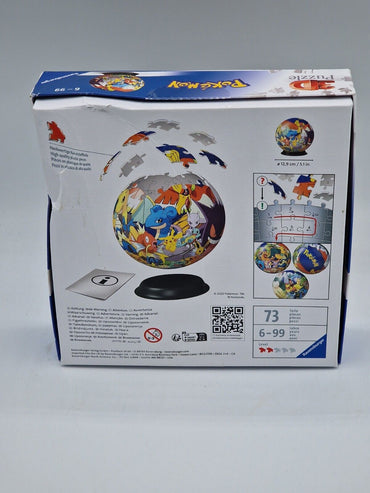 Ravensburger 11785 - Pokémon 3D Puzzle - 72 Teile Puzzle-Ball für Pokemon Fans