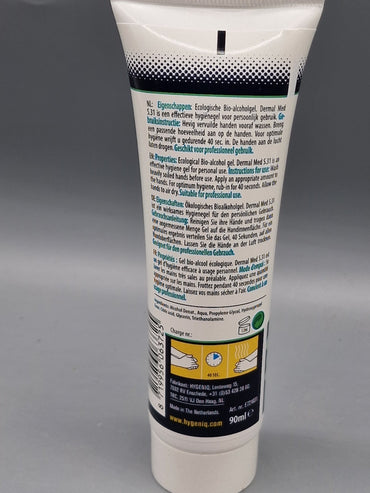 HYGENIQ , 90ml DERMAL MED S.31 70% Bio Alkohol Handgel Desinfektionsgel