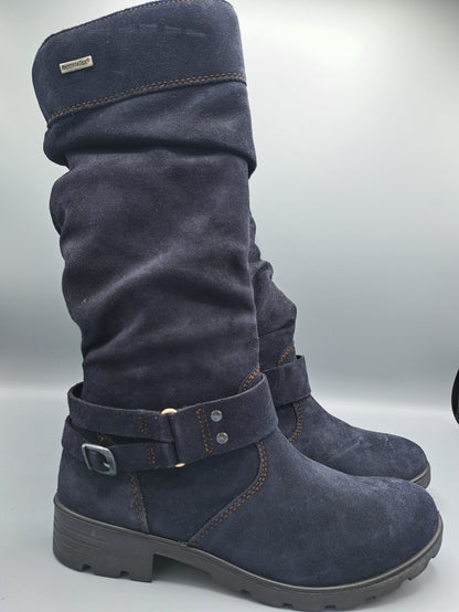 Ricosta Tex Damenstiefel Dunkelblau Größe 36 Winter Stiefel Komfort