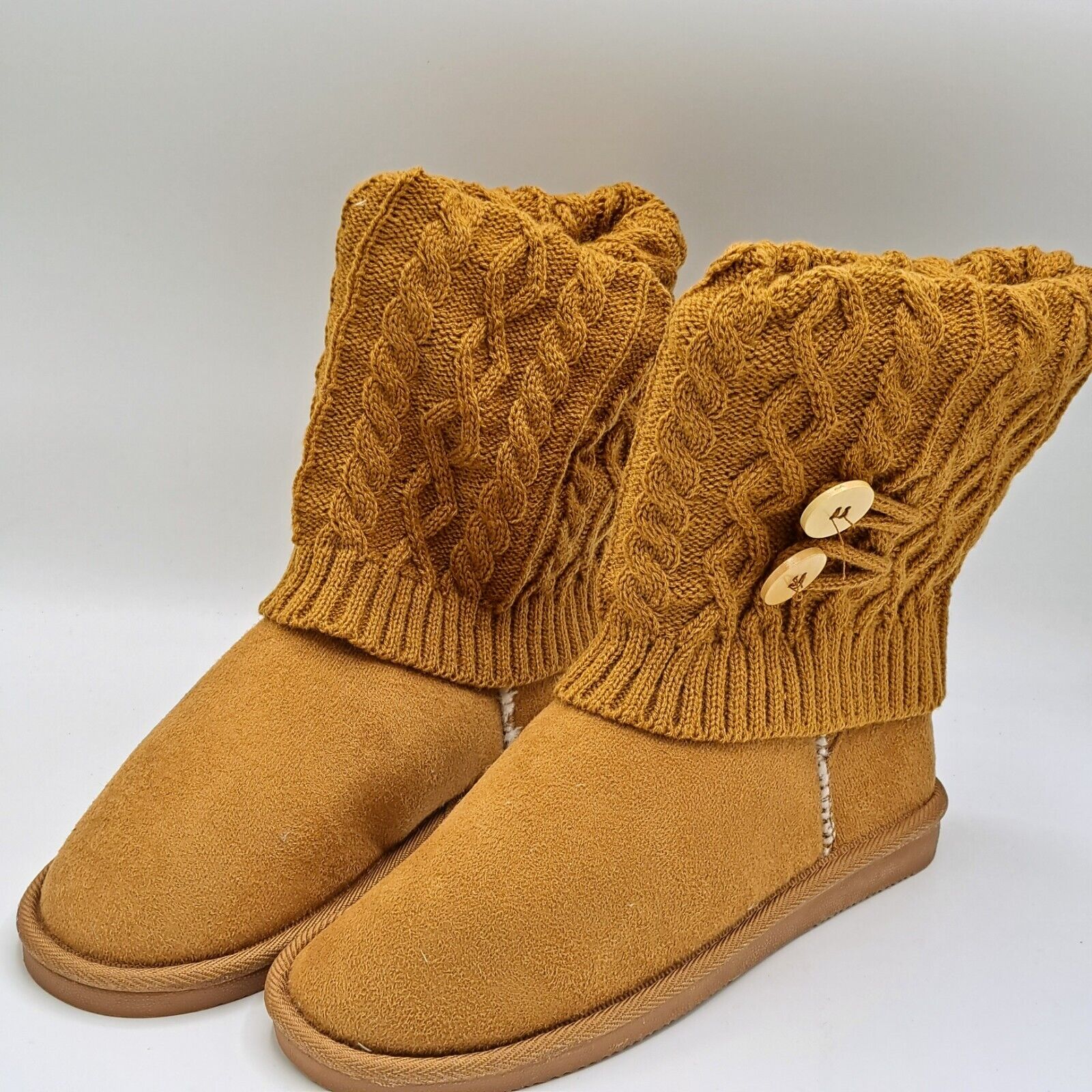 Winterboots "Cosy" Orbisana Gr. 40/41 Braun Boots mit flauschigem Futter