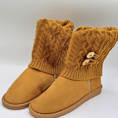 Winterboots "Cosy" Orbisana Gr. 40/41 Braun Boots mit flauschigem Futter