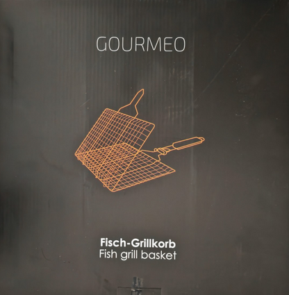 Gourmeo Fisch Grillkorb Edelstahl BBQ Grillkorb Fischhalter Gemüse Fleisch B3