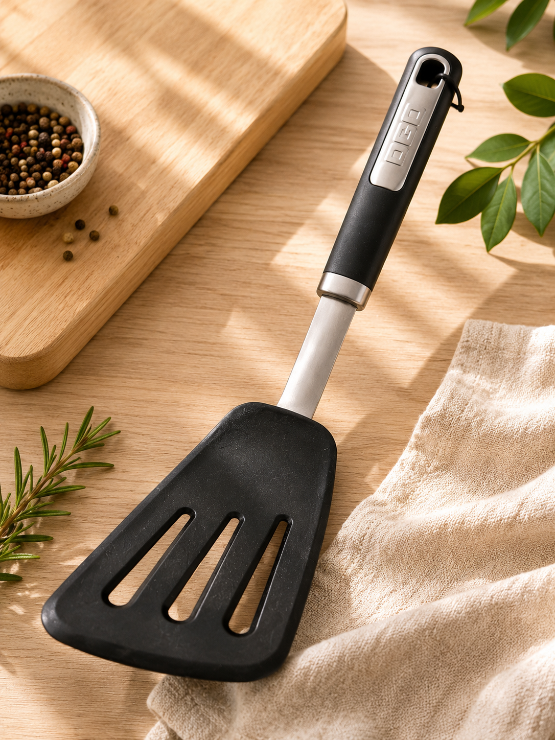 OGO Flexible Silicone Fischwender Silikon Pfannenwender Küchenwender B5