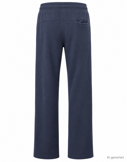 BLUE MOTION Damen Jogginghose Gr. 40/42 M Dunkelblau Wellnesshose Freizeit Z
