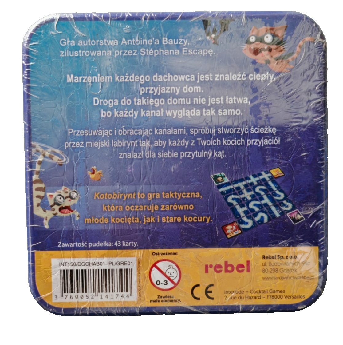 Rebel Kotobirynt 41744 Brettspiel Gesellschaftsspiel Familienspiel PL D4