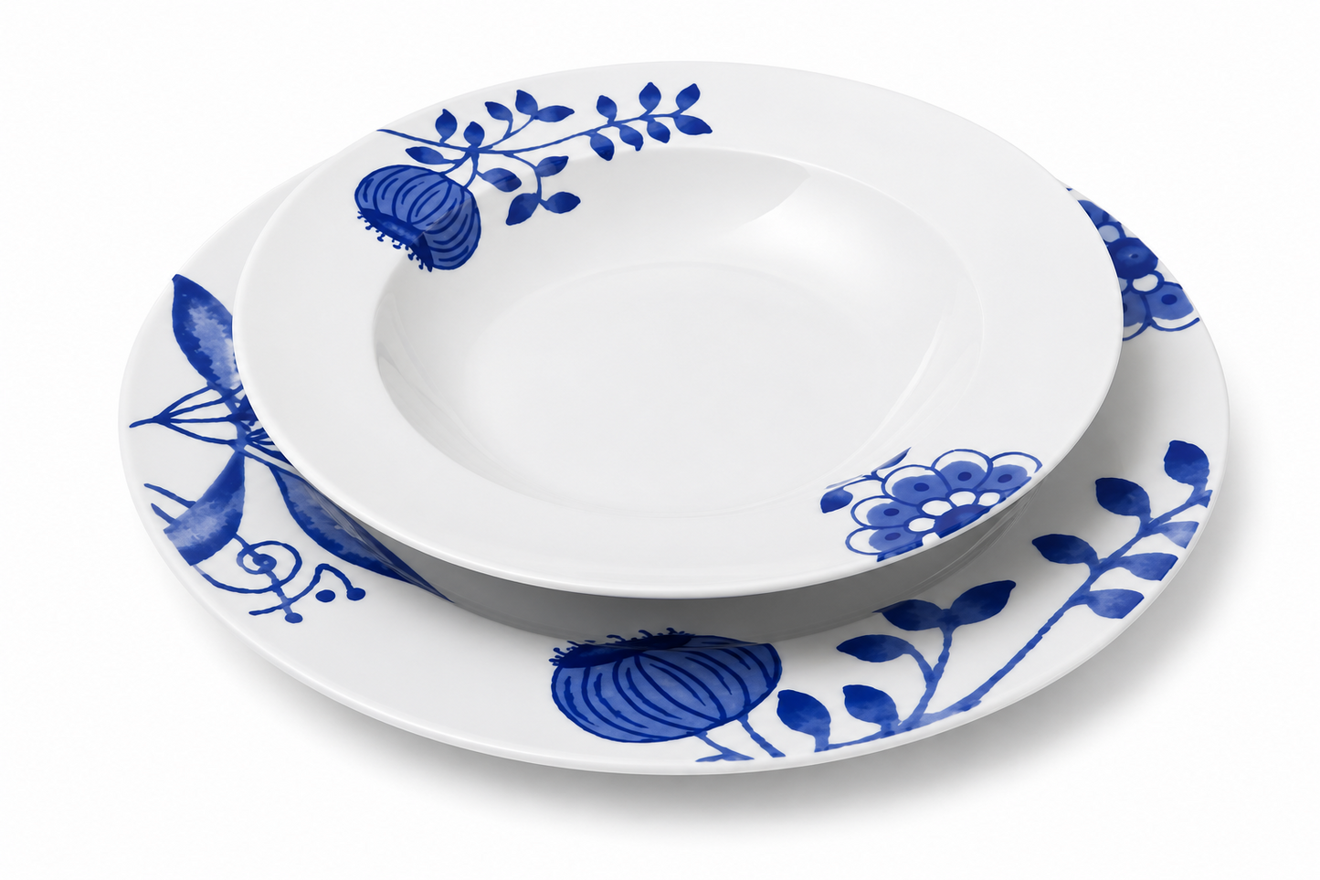 Arte Viva Tafelservice 12-teilig, Luisa, Blumen Design Porzellan