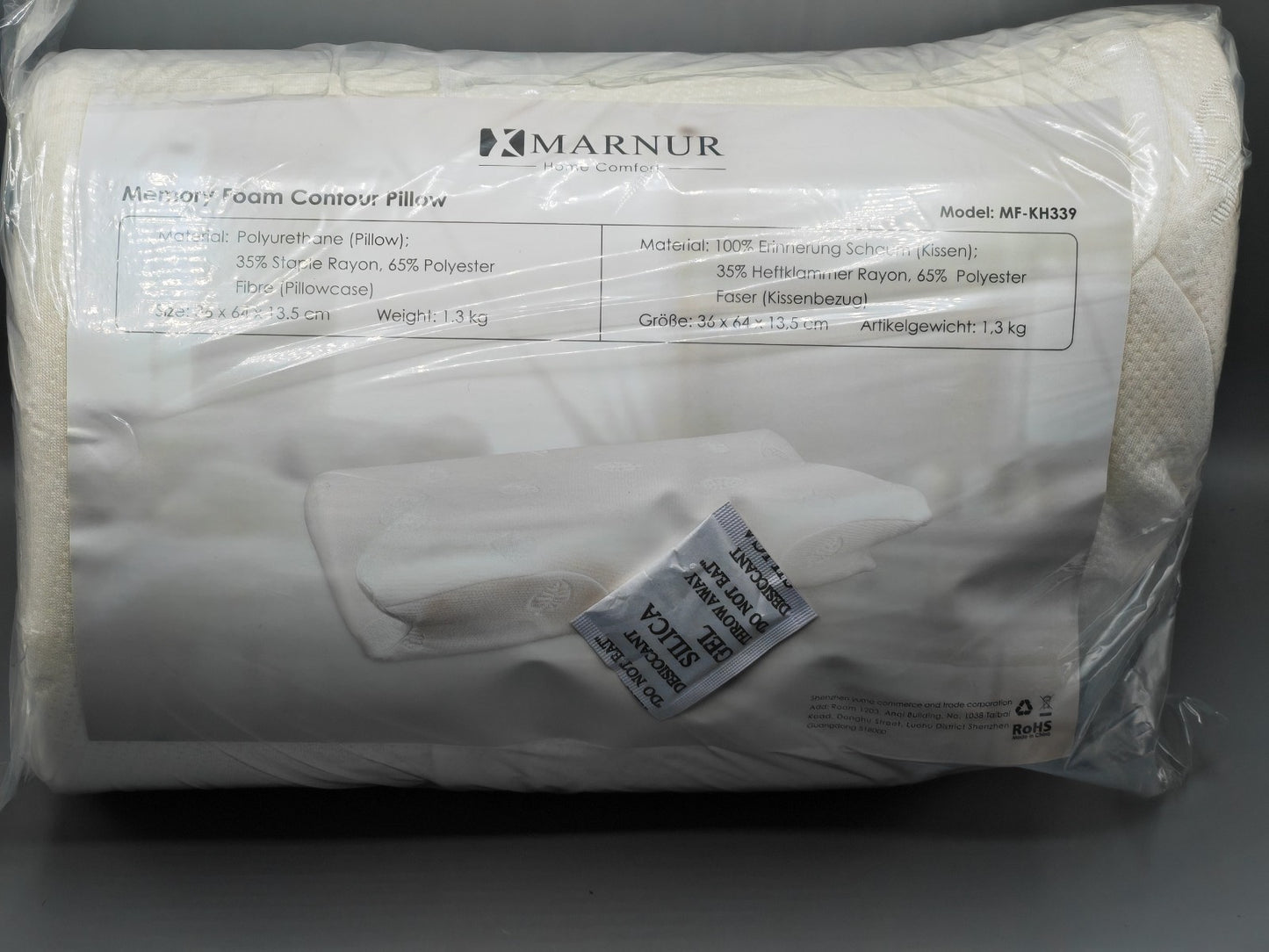 Memory Foam Kissen Orthopädisch Nackenstützkissen MF-KH339