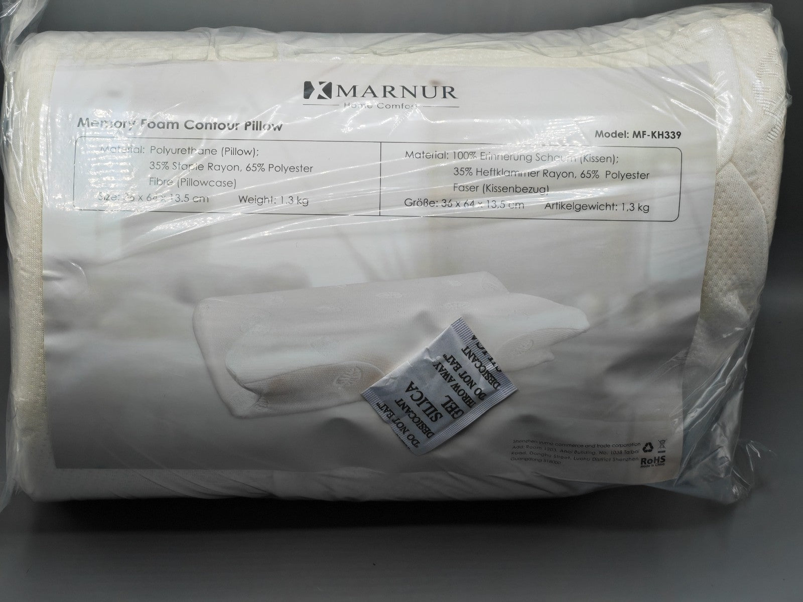 Memory Foam Kissen Orthopädisch Nackenstützkissen MF-KH339