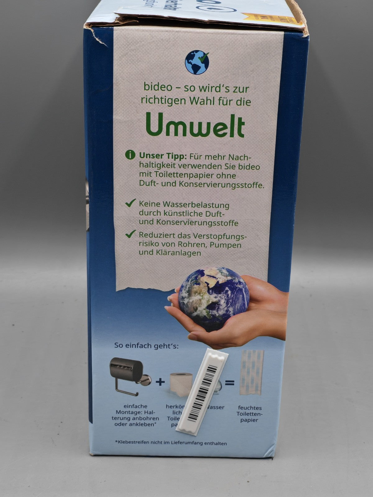 bideo Toilettenpapierhalter mit Befeuchtungsfunktion, Toilettenpapierbefeuchter