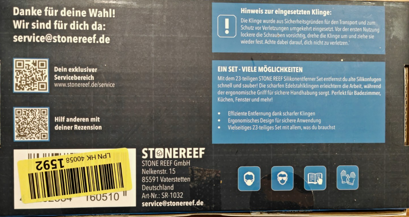 Silikonentferner Set Fugenmesser Fugenhai Fugenkratzer Werkzeug