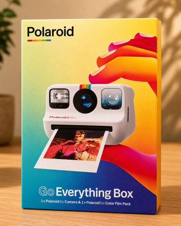 Polaroid Go Everything Box Sofortbildkamera Weiß Kamera Starter Set 1 Film A6