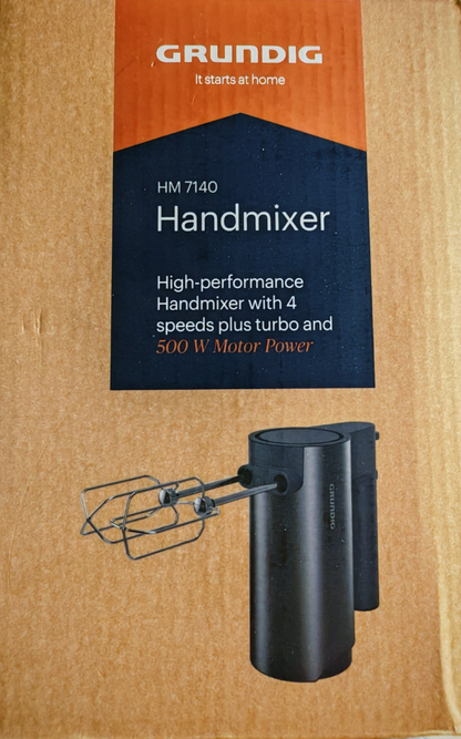 Grundig Handmixer Delisia Novus™ HM 7140 Rührgerät Handrührer 500 Watt B03