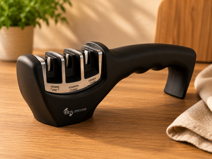 Living & Home Professional 3 in 1 Messerschärfer Messerschleifer Schere B5