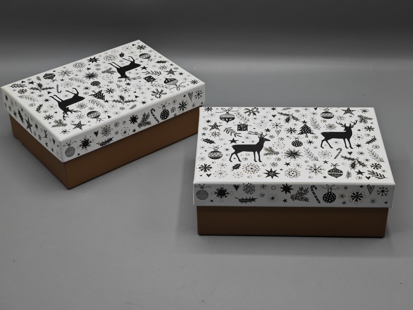 Stewo 2x Geschenkbox Set 16x12x6,5 cm Geschenkverpackung Boxen